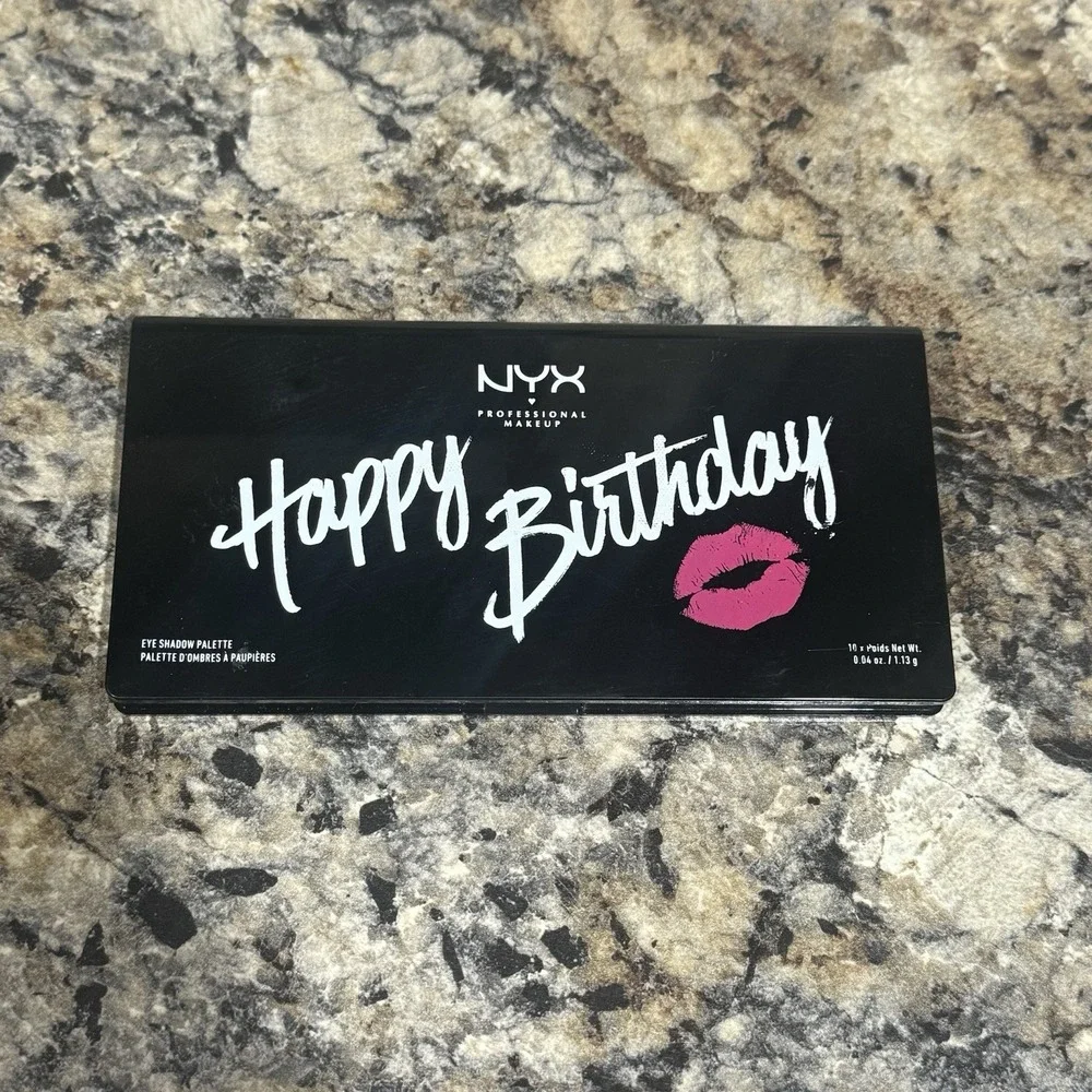 NYX Professional Makeup Happy Birthday‎ Eye Shadow Palette - 10 Colors - New